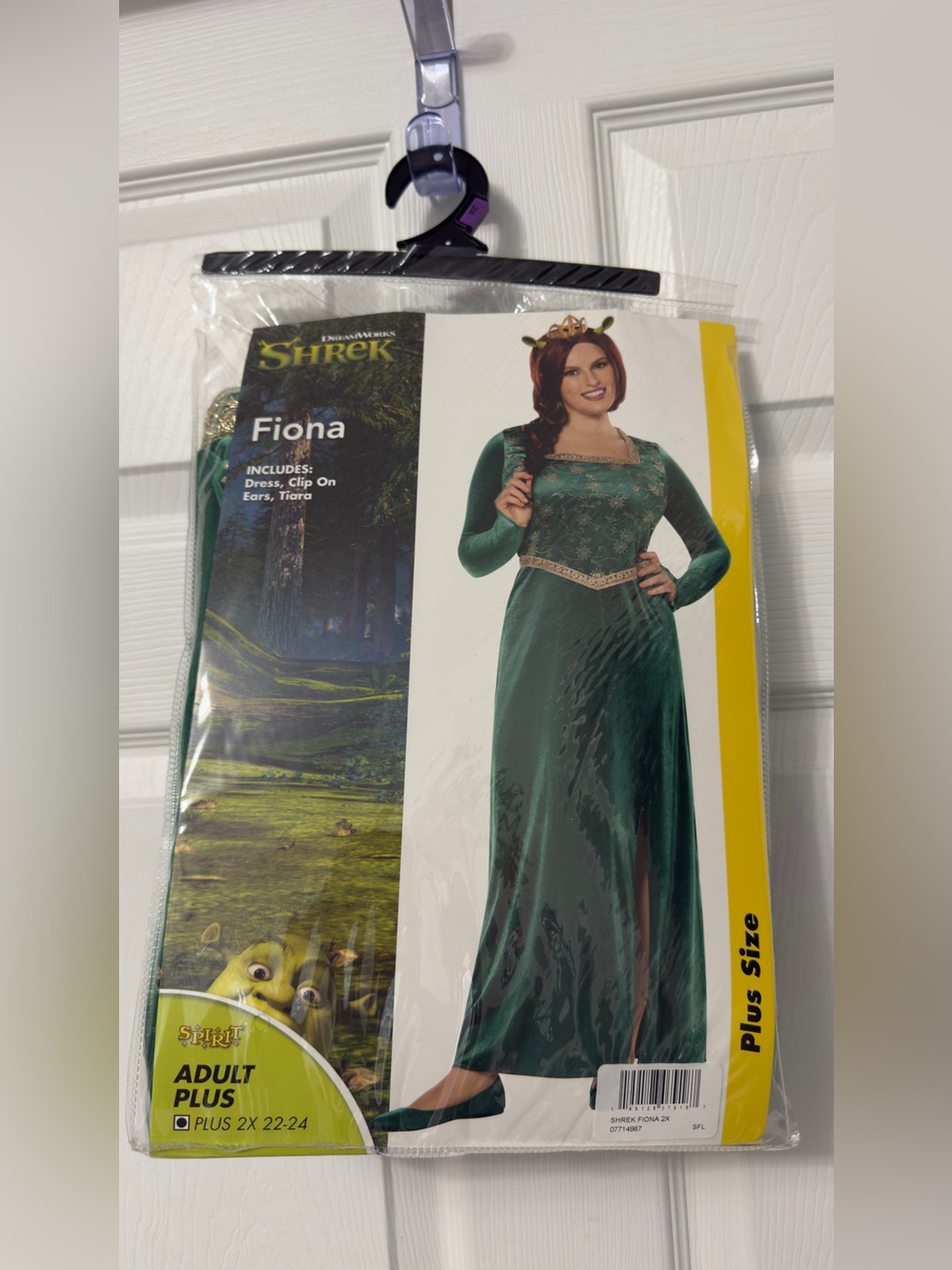 Spirit Fiona Plus Size Adult Costume - Green and Gold